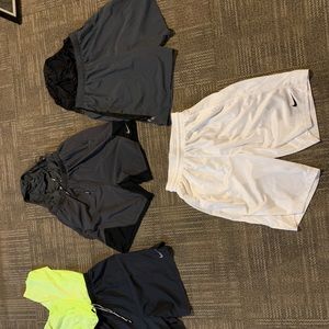 Men’s Athletic Shorts (4) - L & XL